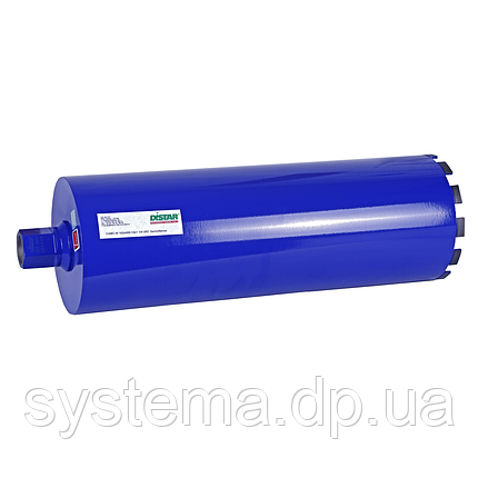 Алмазне свердло Distar САМС-W 162x450-12x1 1/4 UNC Залізобетон, фото 1