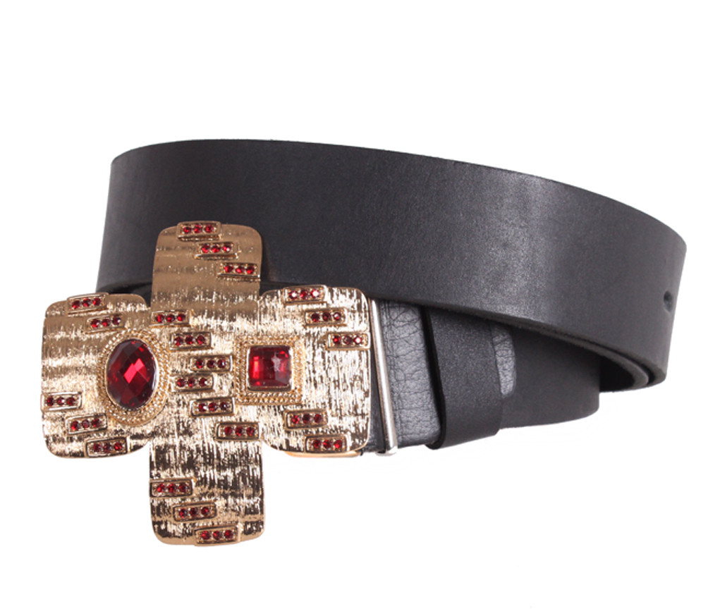 Жіночий ремінь з натуральної шкіри BLX2501-08 чорний, фото 1