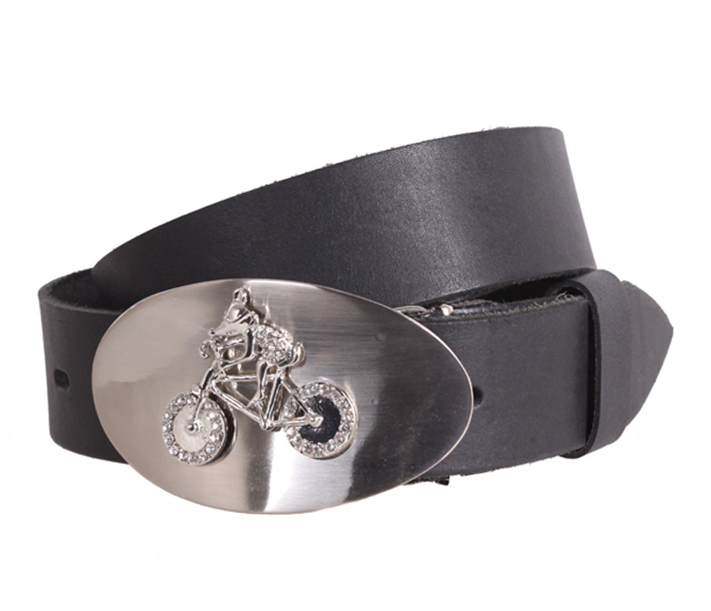 Жіночий ремінь з натуральної шкіри BLX2501-14 чорний, фото 1