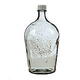 Пляшка 4,5 л скляна з пластиковою кришкою "Рехав'ам", фото 4