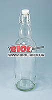 Пляшка 1,0 л скляна з горбильною кришкою