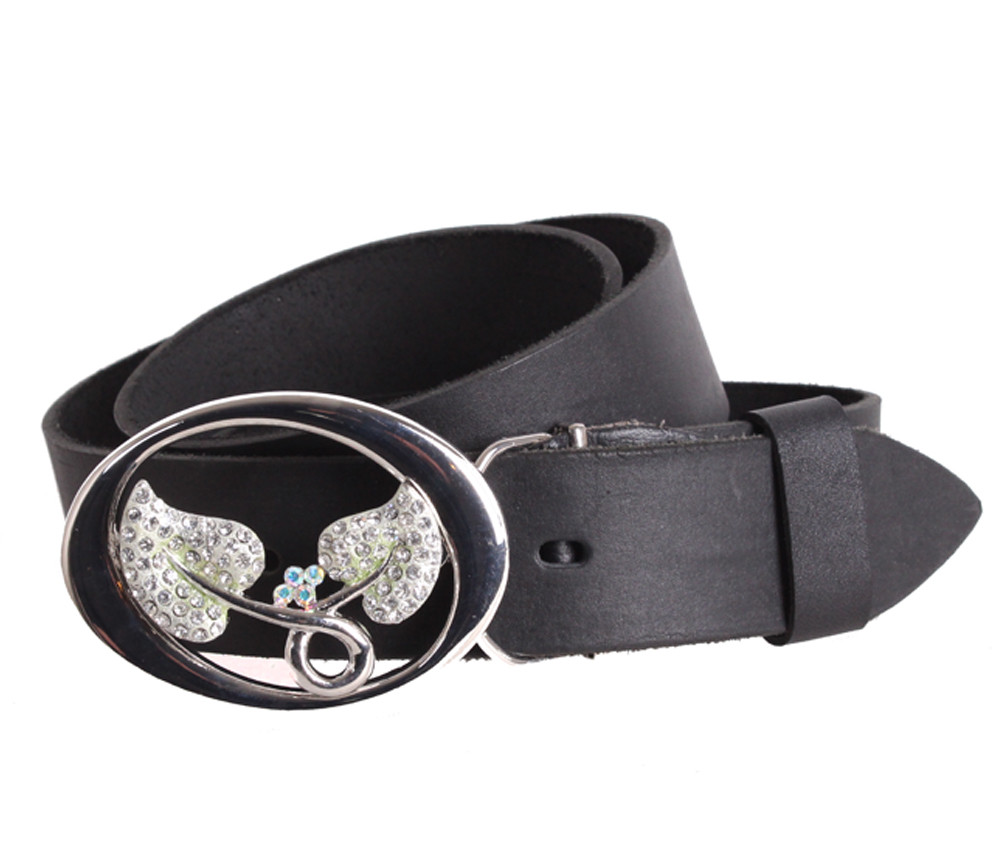 Жіночий ремінь з натуральної шкіри BLX2501-18 чорний, фото 1