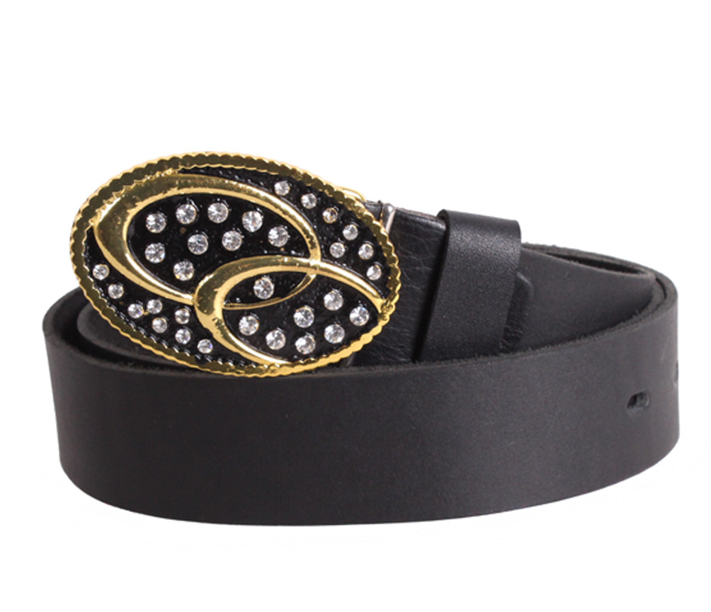 Жіночий ремінь з натуральної шкіри BLX2501-25 чорний, фото 1