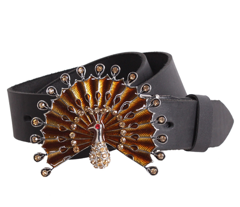 Жіночий ремінь з натуральної шкіри BLX2501-31 чорний, фото 1