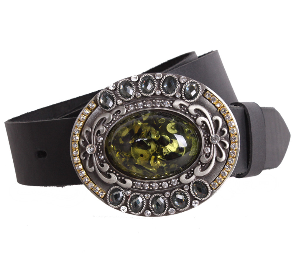 Жіночий ремінь з натуральної шкіри BLX2501-38 чорний, фото 1