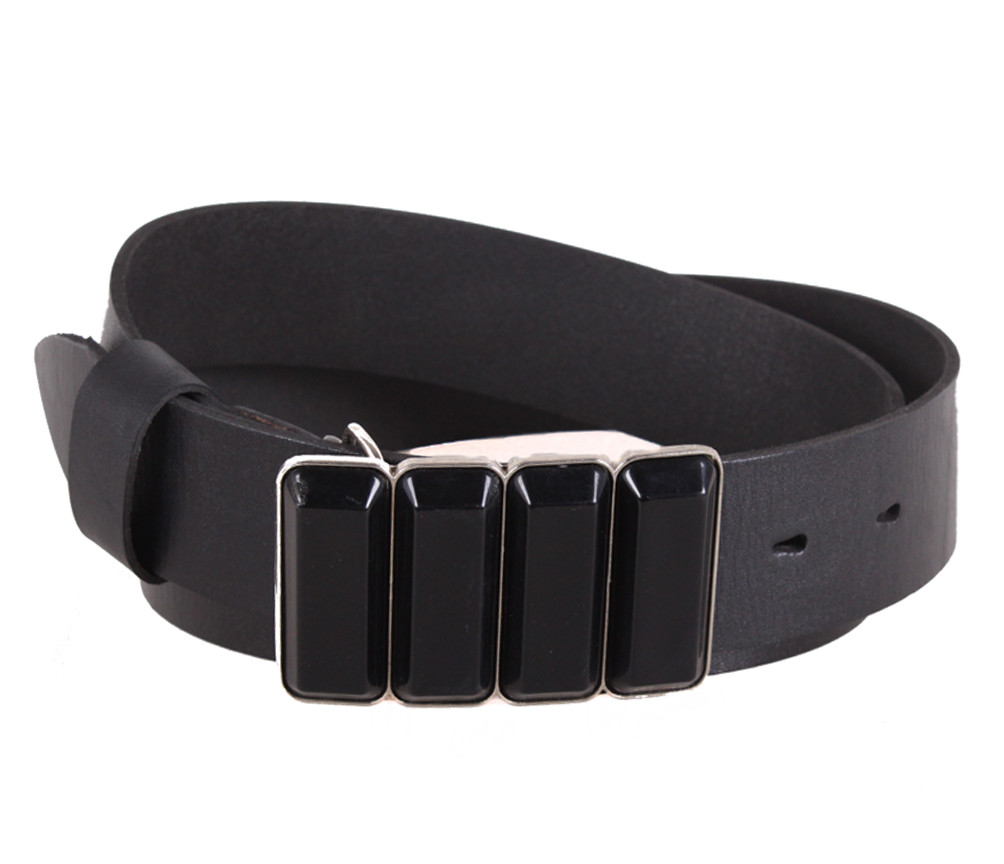 Жіночий ремінь з натуральної шкіри BLX2501-41 чорний, фото 1