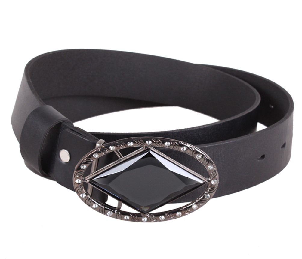 Жіночий ремінь з натуральної шкіри BLX2501-44 чорний, фото 1