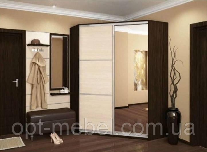 Шафа купе кутова 1400х1400х450х2200, фото 1