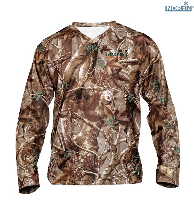 Футболка з довгим рукавом Norfin Hunting ALDER LONG SIEEVE