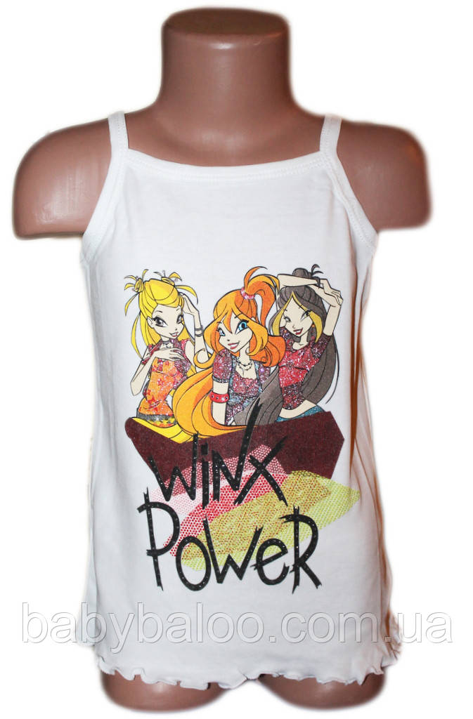 Топік для дівчинки "Winx" (зростання від 104 до 128 см)