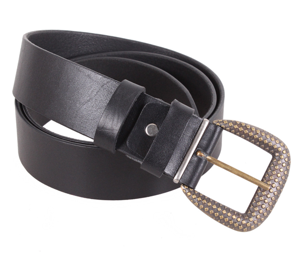 Жіночий ремінь з натуральної шкіри PRZ38044-10 чорний, фото 1