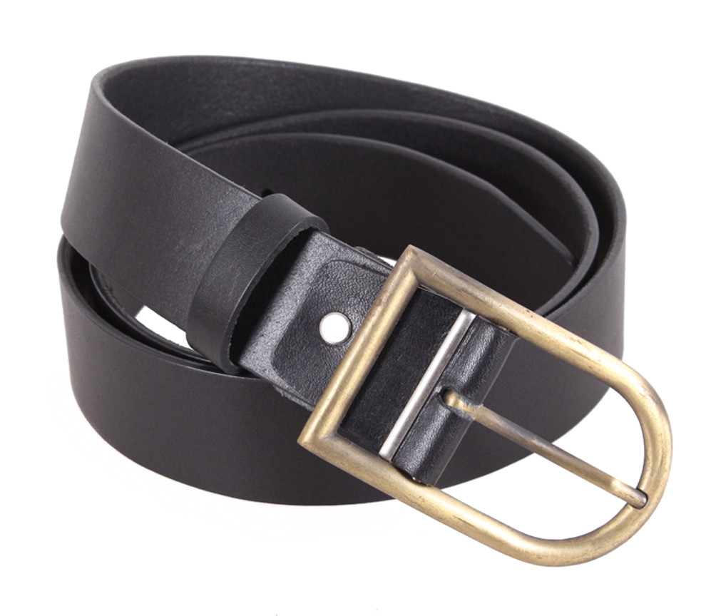 Жіночий ремінь з натуральної шкіри PRZ38044-11 чорний, фото 1