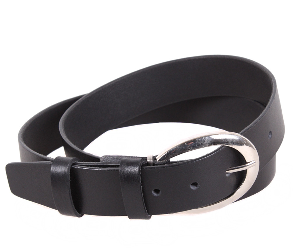 Жіночий ремінь з натуральної шкіри PRZ38044-23 чорний, фото 1