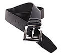 Чоловічий ремінь з натуральної шкіри під джинси PRZ38044-39 чорний, фото 3