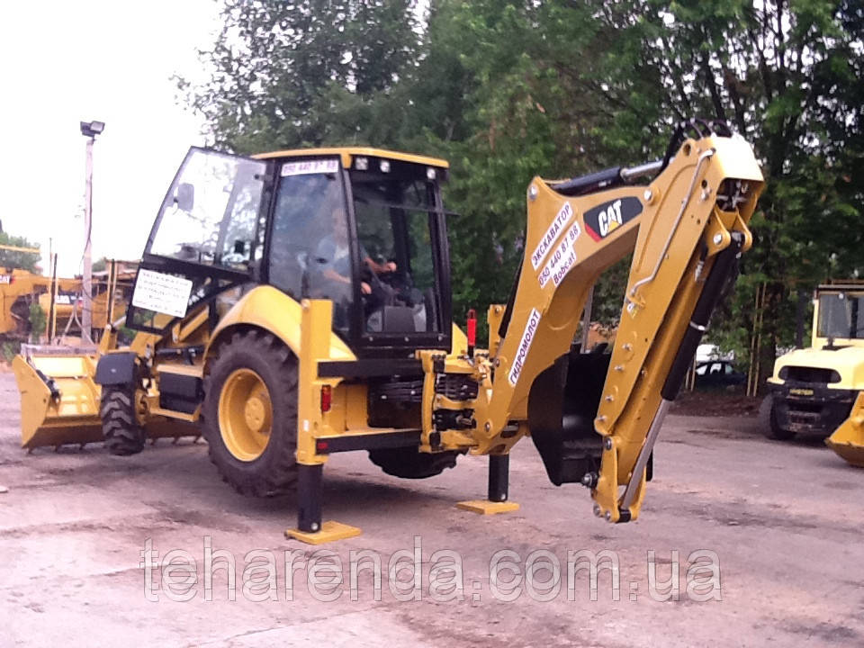 Оренда екскаватора навантажувача Caterpillar 428F