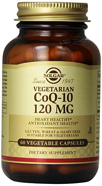 CoQ-10 Solgar, 120 мг, вегетаріанський, 60 капсул, фото 1