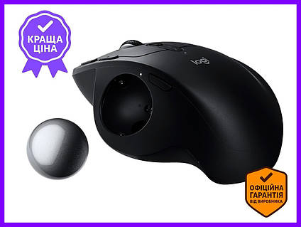 Мышь Logitech MX Ergo S беспроводная эргономичная для работы и игр с трекболом и настраиваемыми кнопками