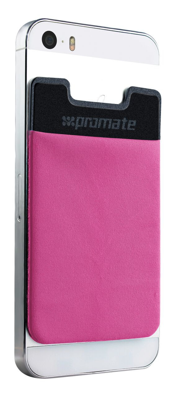 Стікер-накладка для карт Promate Cardo Pink (cardo.pink), фото 1