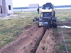 Траншеєкопичувач в оренду