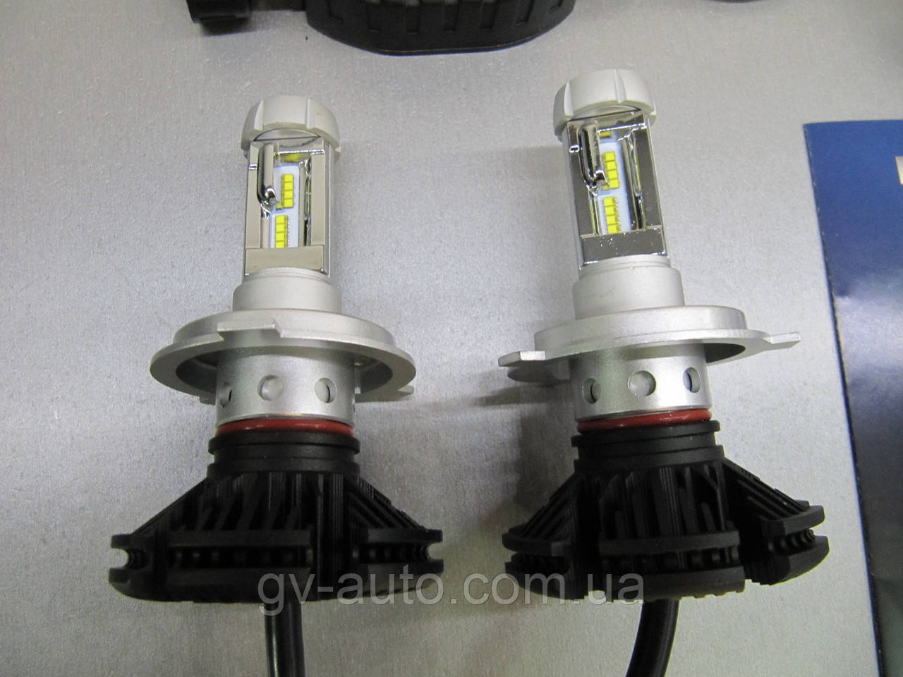 LED автолампи G7S — h4 ZES — комплект 2 шт., фото 1