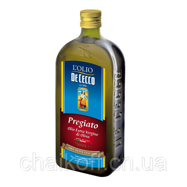 Олія оливкова De Cecco il pregiato extra vergine 750 мл