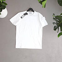 ФУТБОЛКА БІЛА STONE ISLAND-ПАТЧ