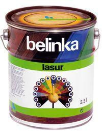 Belinka лазур 2.5 л, модрина № 14, тонкошарове просочення, фарба для дерева з захистом від ультрафіолету