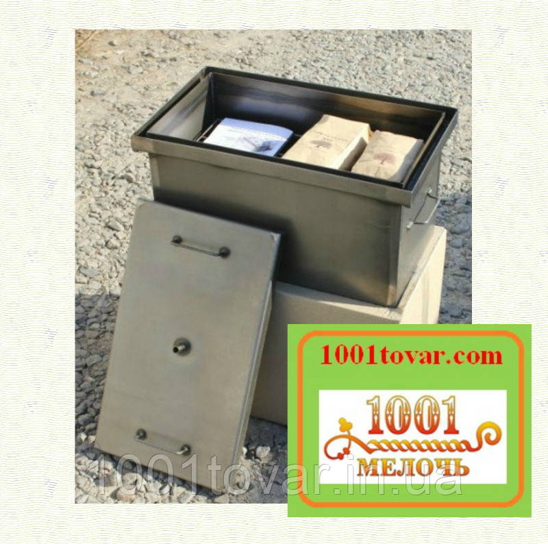 Коптильня з гідрозатворів для гарячого копчення (520х310х280), фото 1