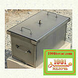 Коптильня з гідрозатворів для гарячого копчення (520х310х280), фото 3