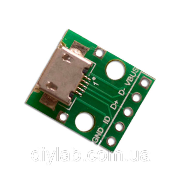 Перехідник адаптер microUSB - DIP 5pin