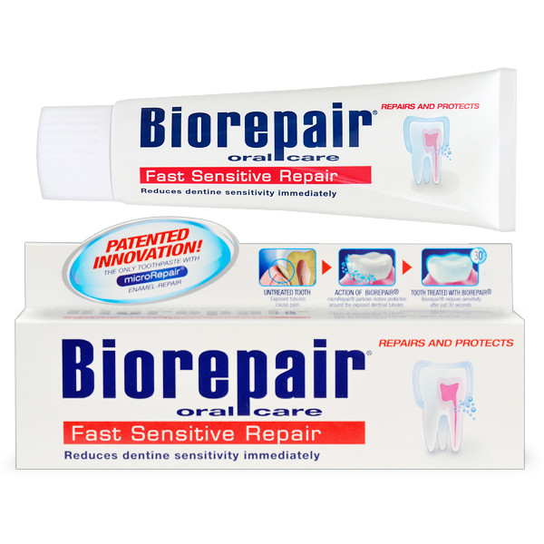 Зубна паста Швидке позбавлення чутливості Biorepair