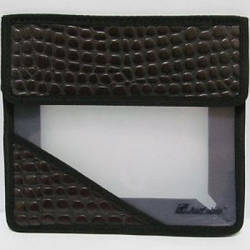 Папка тканинна на липучці А5 "Шкіра коричнева"