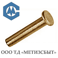 Заклепка ГОСТ 10303-80; DIN 7338; от Ø3-Ø12 Медь