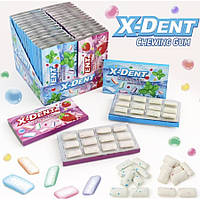 Упаковка жувальної гумки X-Dent MIX на блістері, 30шт.