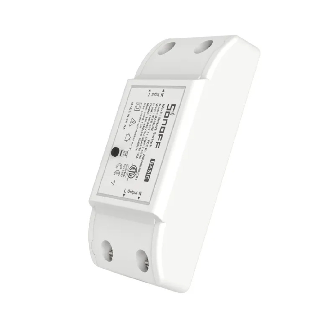 Sonoff Basic R2 wi-fi выключатель, реле умный дом, реле с таймером. Умный дом, фото 1