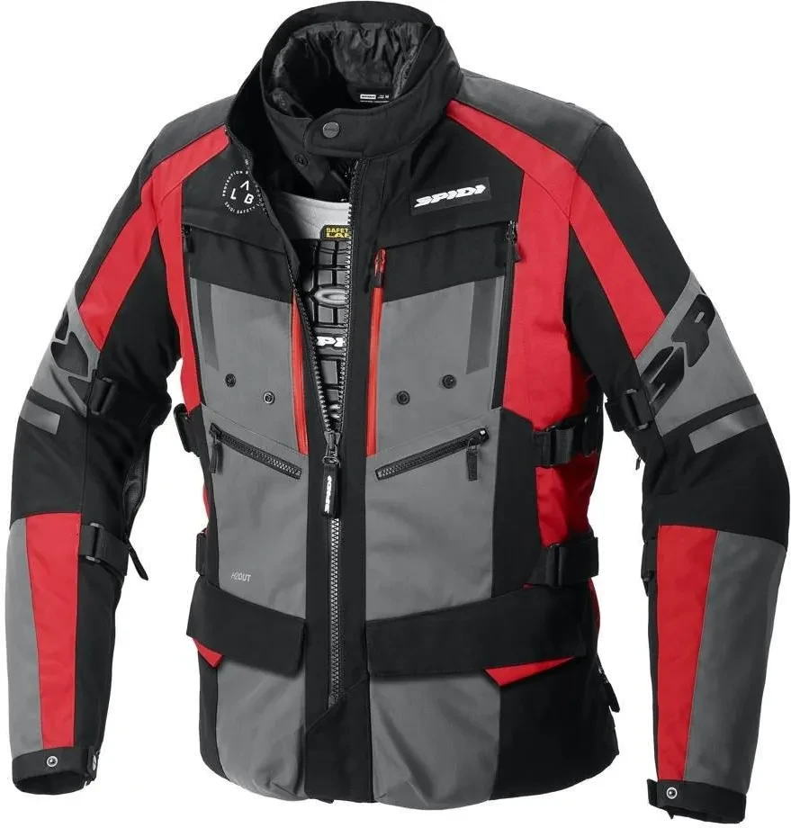 Spidi Kurtka 4 Season Evo Black/Grey/Red чёрный (на📦Заказ), фото 1