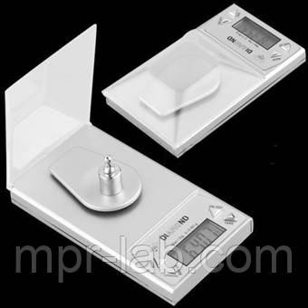 Високоточні цифрові ваги DIAMOND (0.001g/20g), без оригінальної упаковки