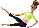 Лялька Барбі в жовтому топі Безмежні рухи — Barbie Made to Move (DHL82), фото 4