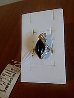 17.5р Жіноче кільце срібне з оніксом