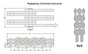 Ланцюг 4x4 BL844
