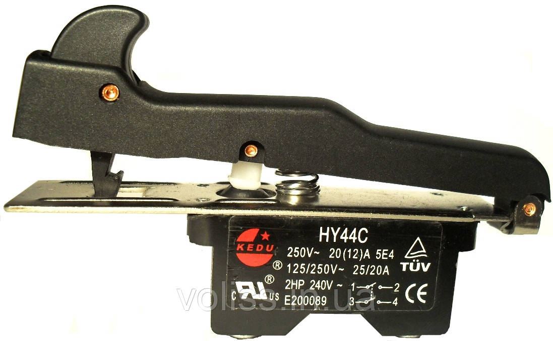 Кнопка на КШМ Ø180-230 (Інтерскол, DWT) кн21, фото 1