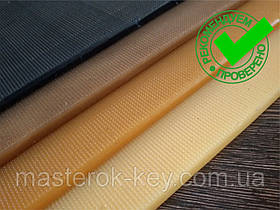 Поліуретан взуттєвої ШОСТКА EXTRA LUX рифлений 200*400*6 мм, колір чорний