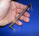 Ручка трубочка сатин — золото 128 мм No2, фото 5