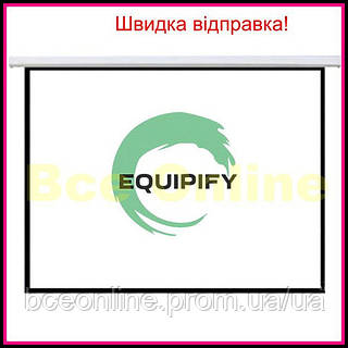 Екран для проектора Equipify 150 дюймів 4:3 стельовий настінний проекційний екран для навчання бізнесу