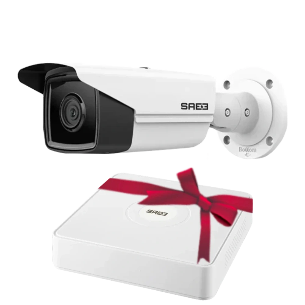 4MП IP камери SafetyEye SE-IPC-4BV1-I4/2.8 PoE IP67 Комплект 8шт