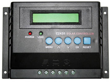 Контролер заряду для сонячних панелей С2430 (12/24В 30А)