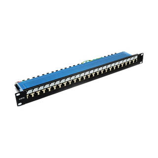 Патч-панель 19" 24xRJ-45 FTP, кат. 6, dual type, EPNew EPNew 6PLDN-F24BK 99-0-VO