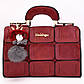 Червона сумка MEI&GE, екошкіра, жіноча сумочка, фото 5