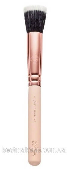 Пензель 122 Petit Stippling Rose Golden Vol. 2 від ZOEVA в індивідуальному фірмовому пакованні