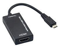 MHL Переходник адаптер 5 pin. Преобразователь кабель, micro Usb - HDMI